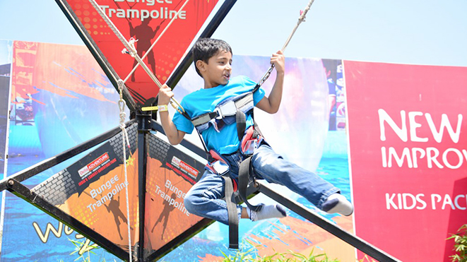 Della offers Bungee Trampoline activity in Lonavla